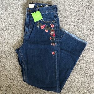 Embroidered Kate Spade Jeans